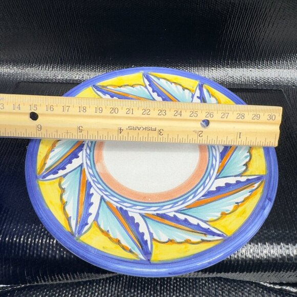 Starbucks Sberna Deruta Italy Hand Painted Pottery Teacup And Saucer Set Italy - Picture 2 of 11